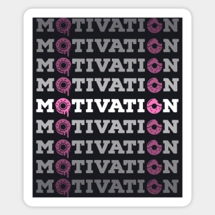 Motivation Donuts Sticker